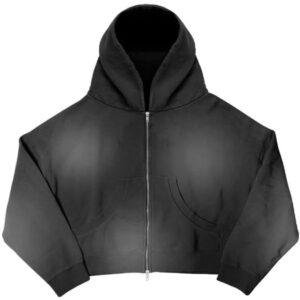 Cropped Zip-Up Hoodie - Customized Design